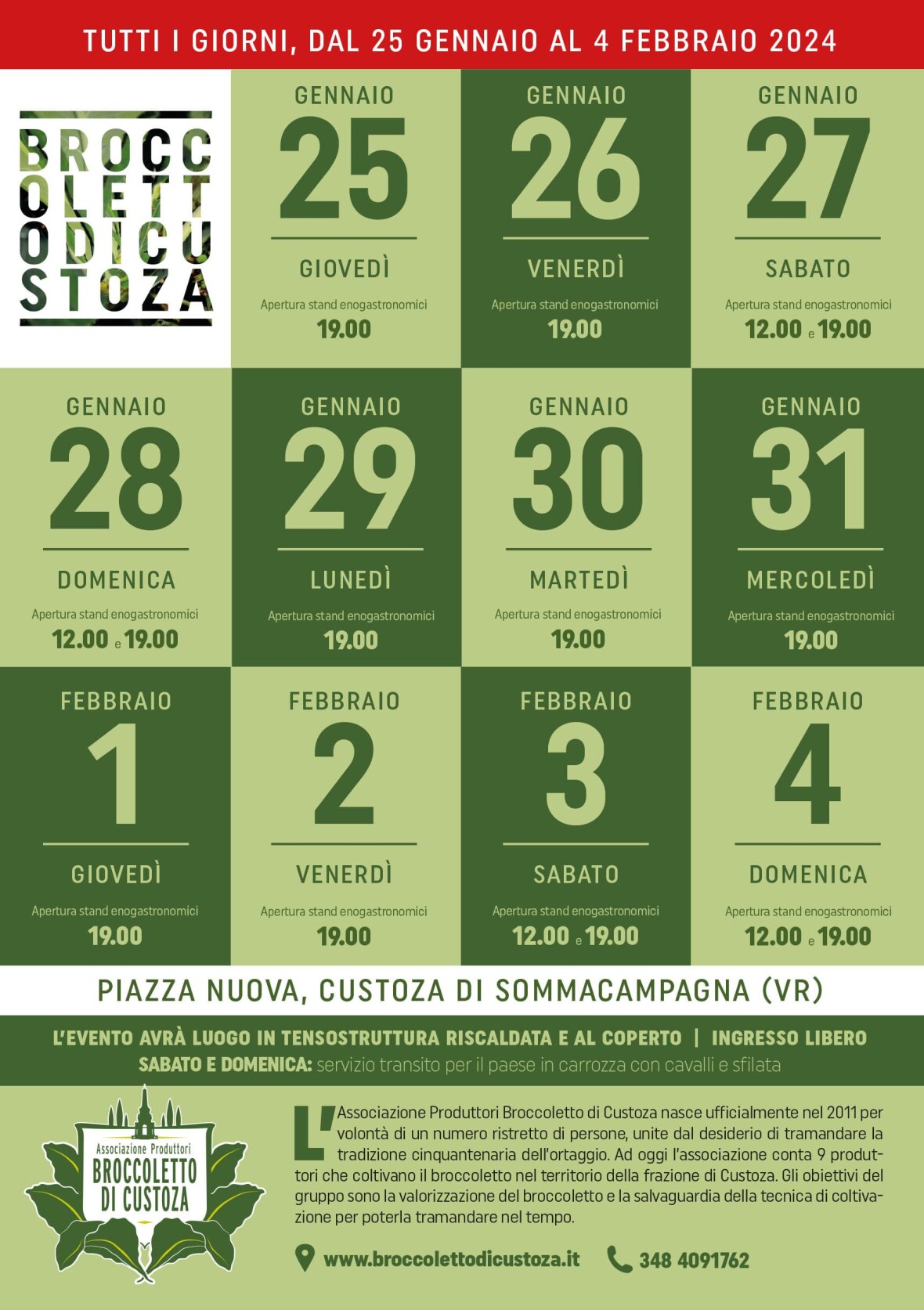 Broccoloetto 2024 date